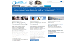 Desktop Screenshot of klinika.cukrzyca.pl